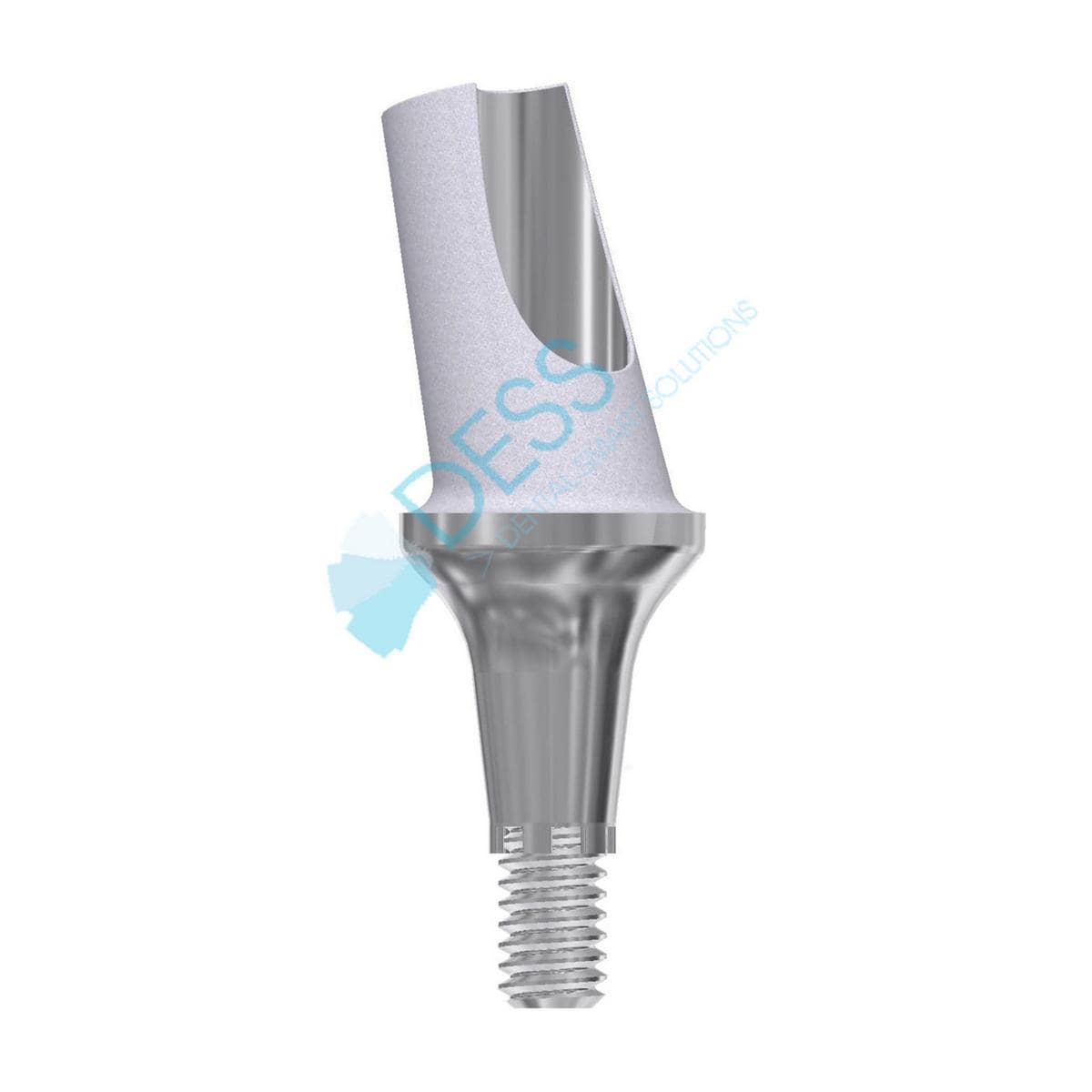 Titanabutment - kompatibel mit Dentsply Ankylos® - Höhe 3,0 mm, 15° gewinkelt, mit Rotationsschutz,