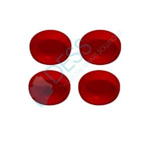 Retentionseinsätze - Rot (450 g), Packung 4 Stück