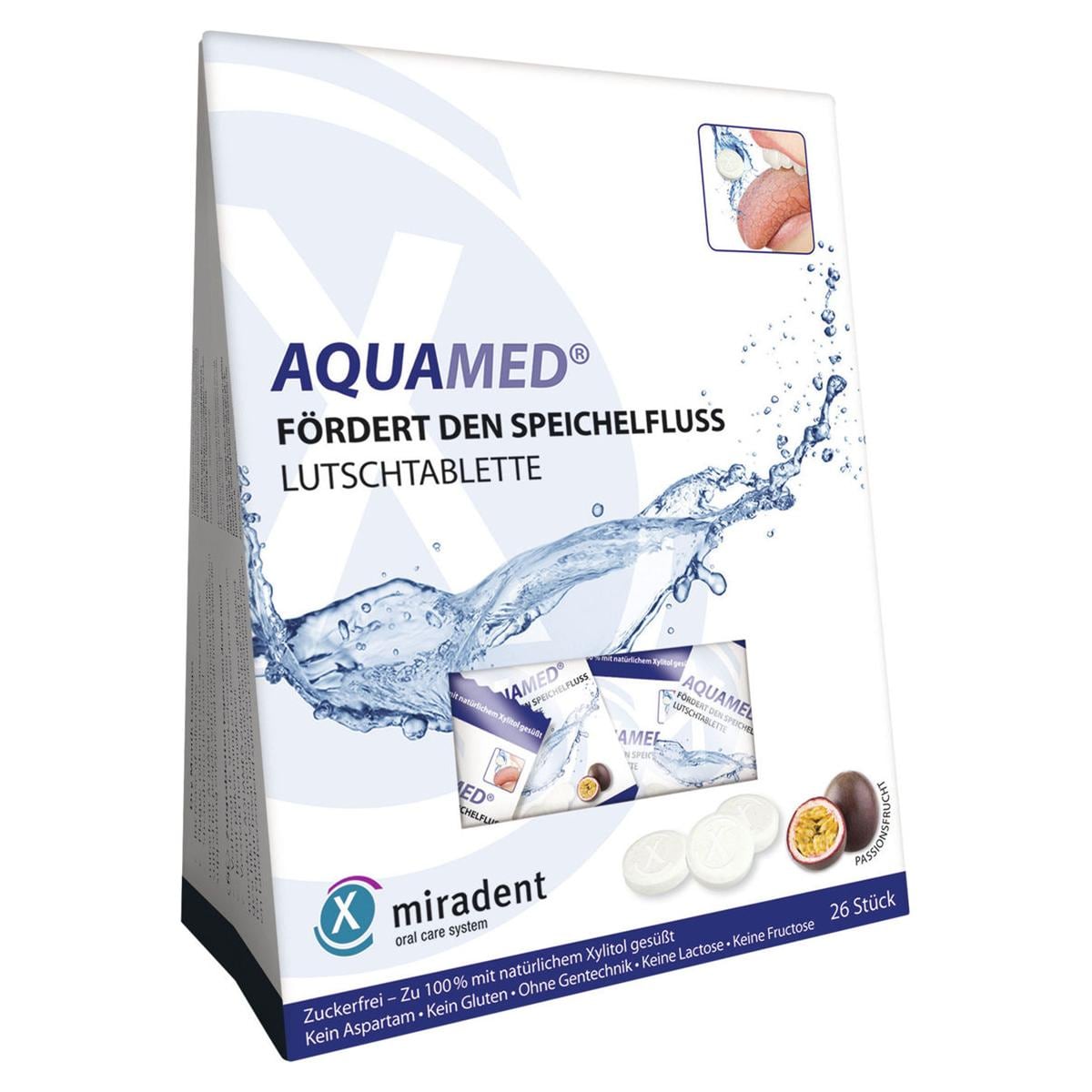 AQUAMED® Mundtrockenheits-Lutschtabletten - Packung 26 Stück