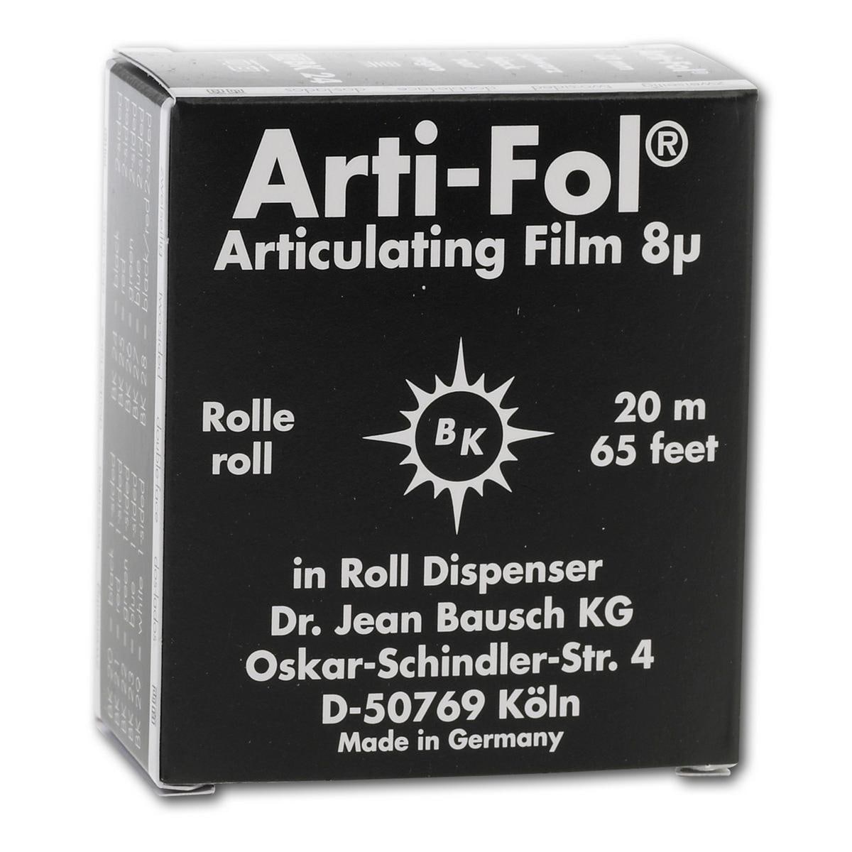 Bausch Arti-Fol® zweiseitig 22 mm - BK 24, schwarz, Spender 20 m