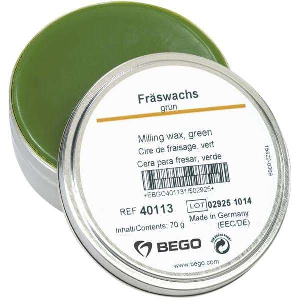 Fräswachs - Grün, Dose 70 g