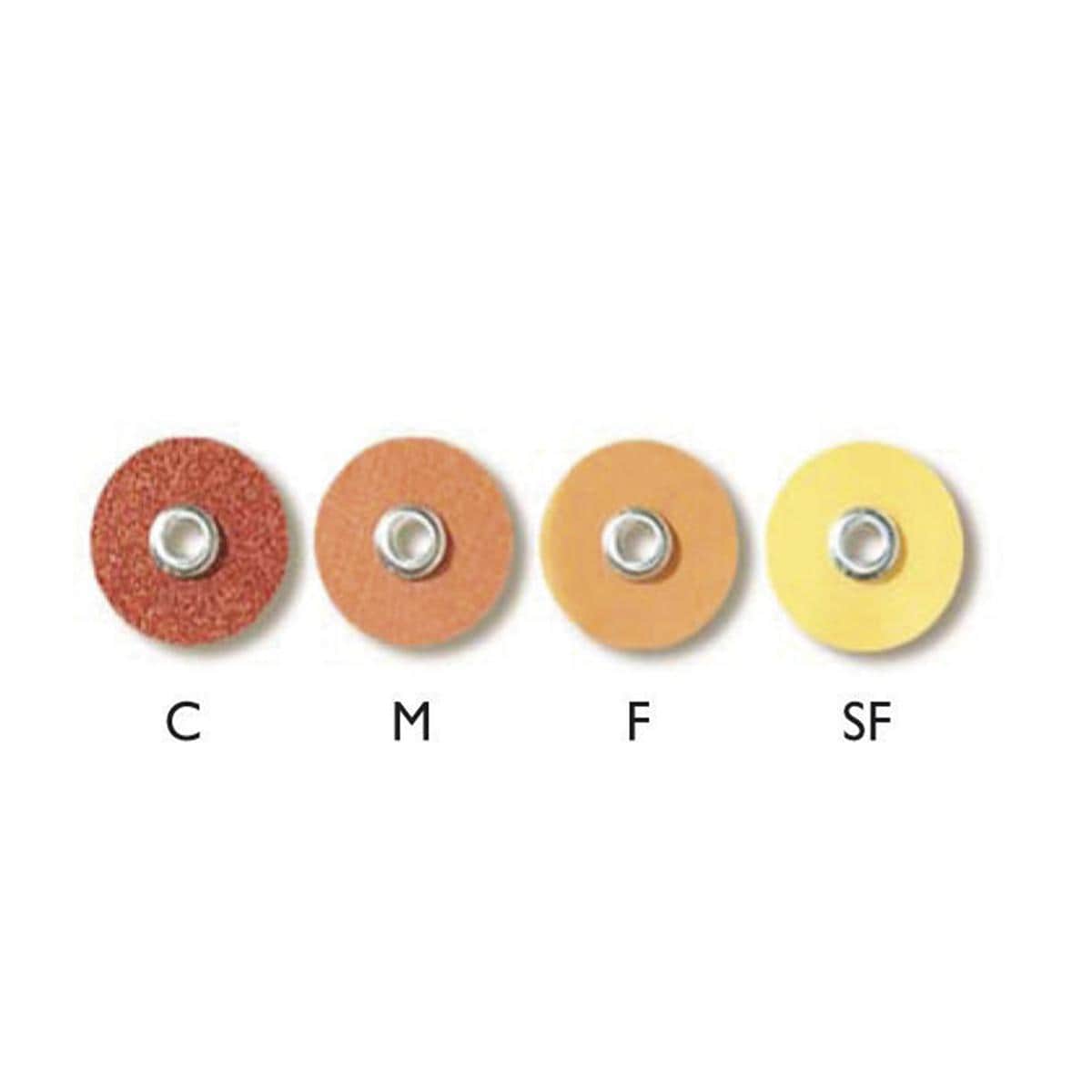 3M Sof-Lex™ XT Pop-On Polierscheiben - Nachfüllpackung - Orange - mittel, Ø 9,5 mm (2381 M), Packung 85 Stück