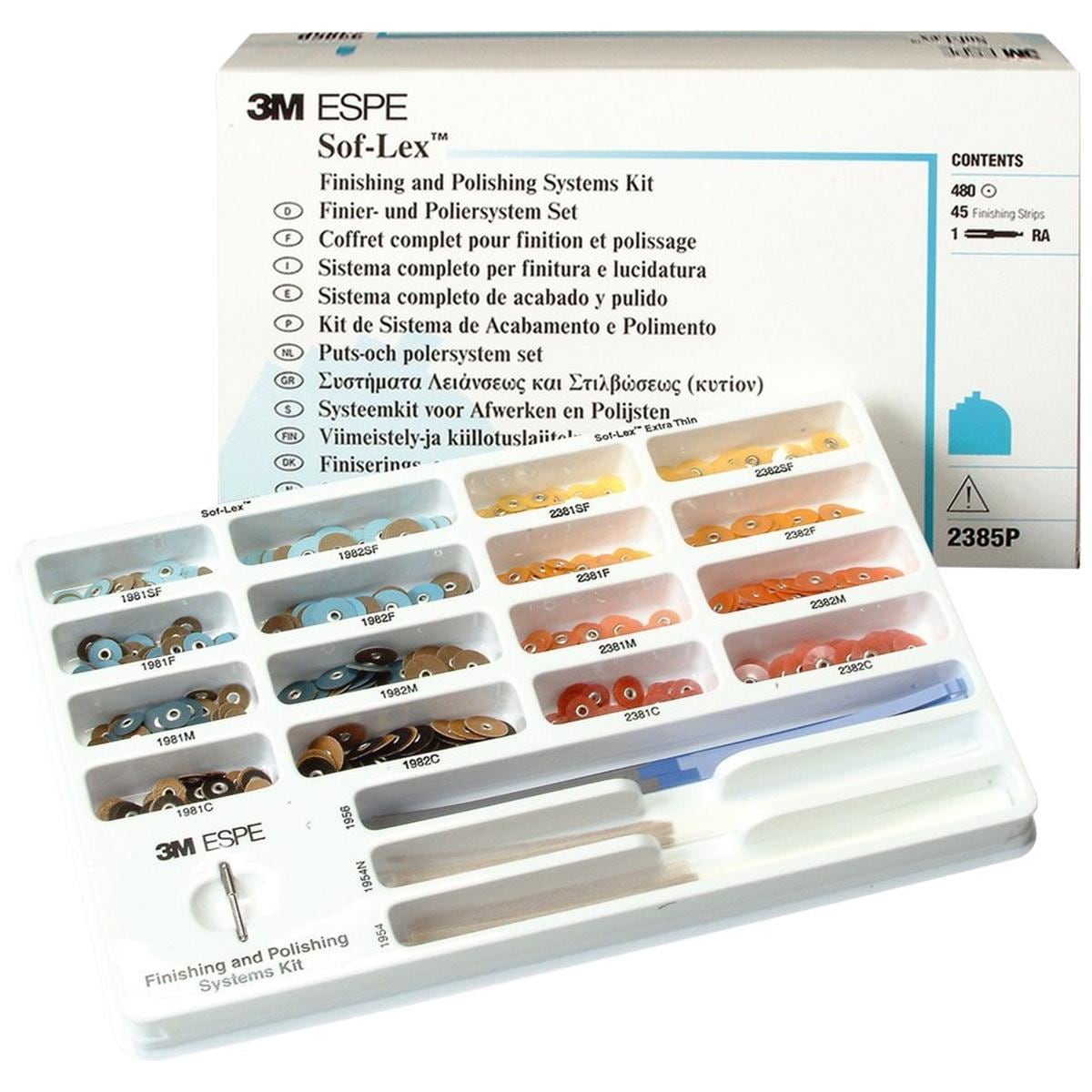 3M Sof-Lex™ Finier- und Polierset - Intro Kit - Set 2385 P