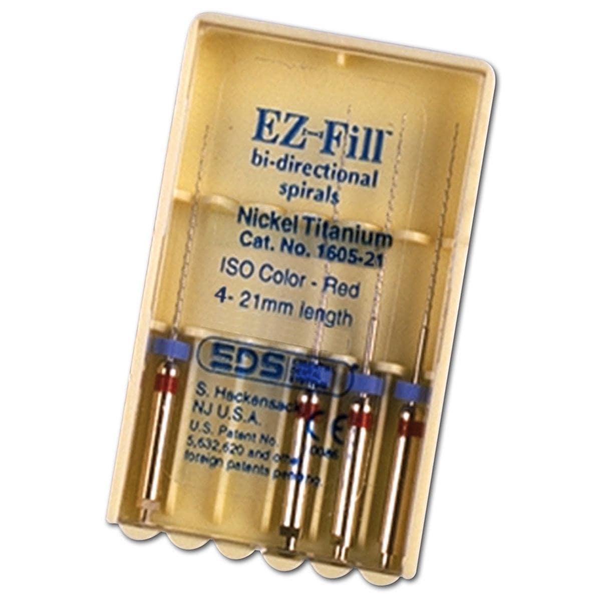 Ez-Fill Wurzelfüller - Nachfüllpackung - ISO 025 (rot), Länge 21 mm, Packung 4 Stück