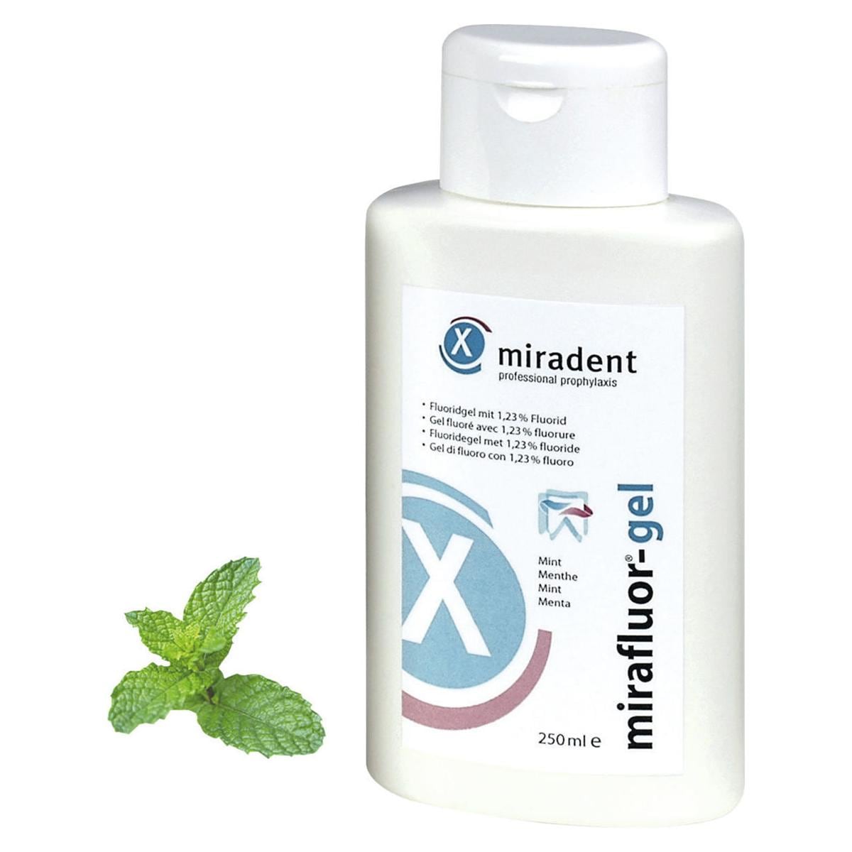 mirafluor®-gel - Mint, Spenderflasche 250 ml