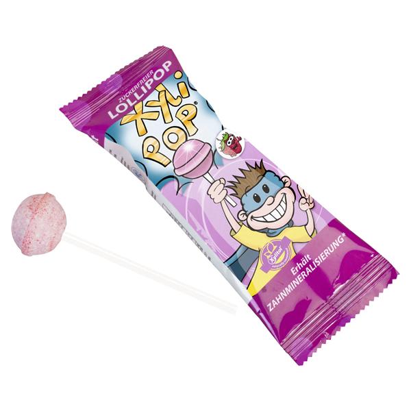 XyliPOP® Lollipop - Erdbeere, Packung 1 Stück