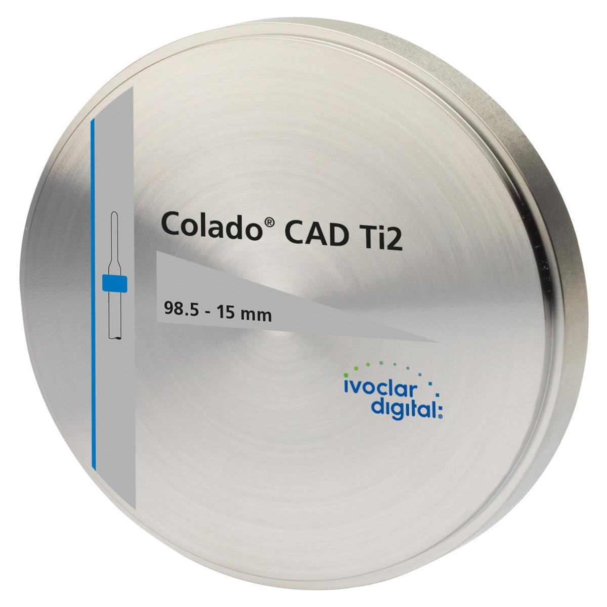 Colado CAD Ti2 - Ø 98,5 mm - Stärke 15 mm