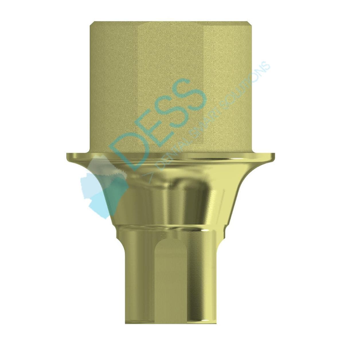 Titanbase DESS AURUMBase® - kompatibel mit Straumann® Bone Level® - NC Ø 3,3 mm, mit Rotationsschutz