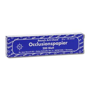 Bausch Occlusionspapier Arti-Check® - BK 09, blau, Heftchenpackung, 200 Blatt