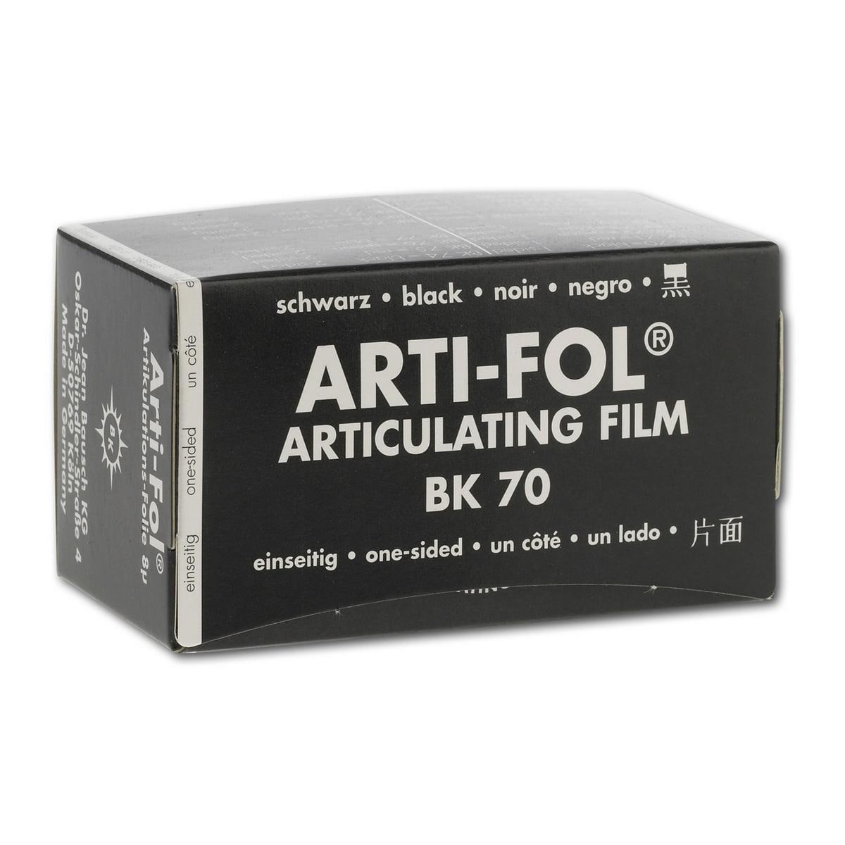 Bausch Arti-Fol® einseitig 75 mm - BK 70, schwarz, Rolle 20 m