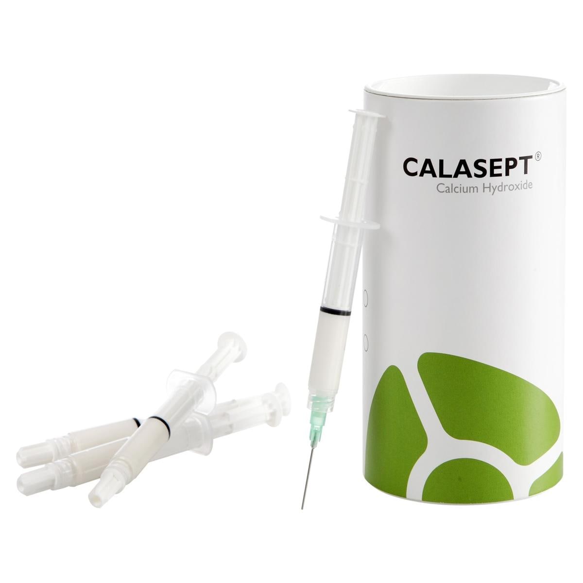 Calasept® Calciumhydroxid - Spritzen 2 x 1,5 ml (2U) und 10 Pastennadeln