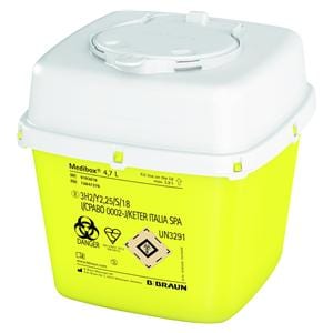 Medibox Entsorgungsbehälter - Größe 4,7 Liter, Packung 1 Stück