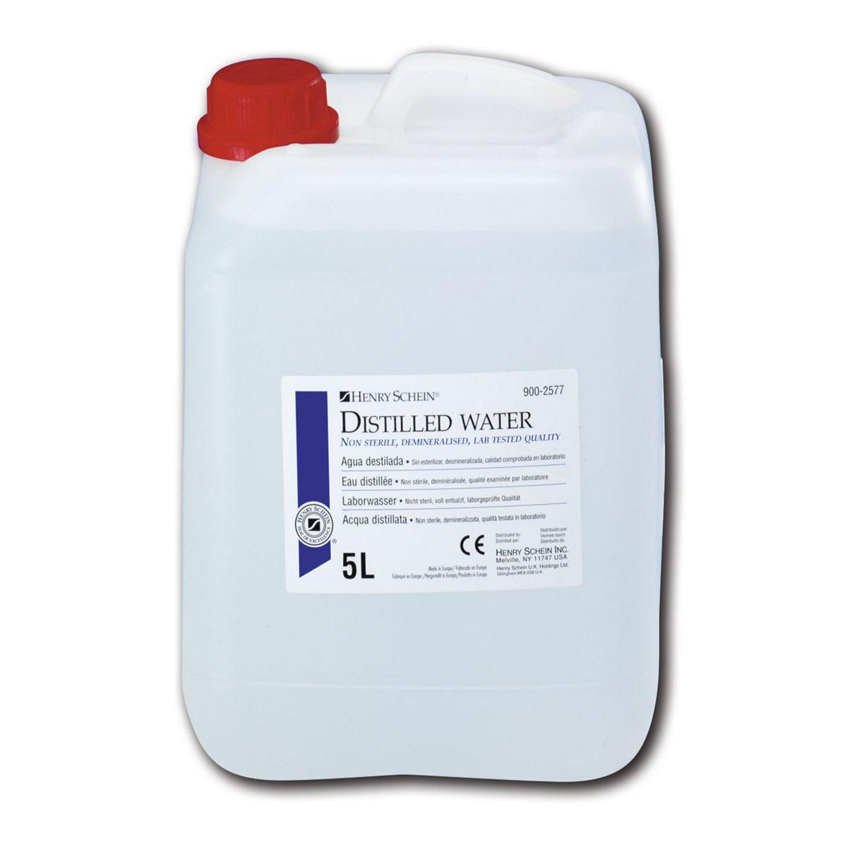 HS-Destilliertes Wasser, Destilled Water - Kanister 4 x 5 Liter