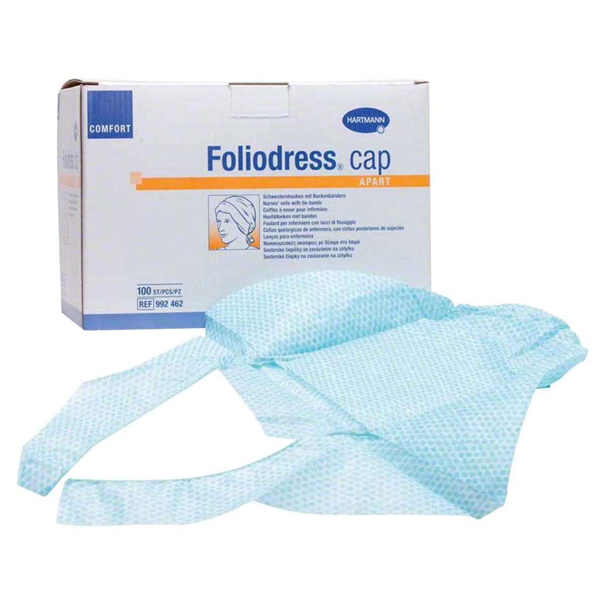 Foliodress® Cap Comfort Apart - Aqua, Packung 100 Stück