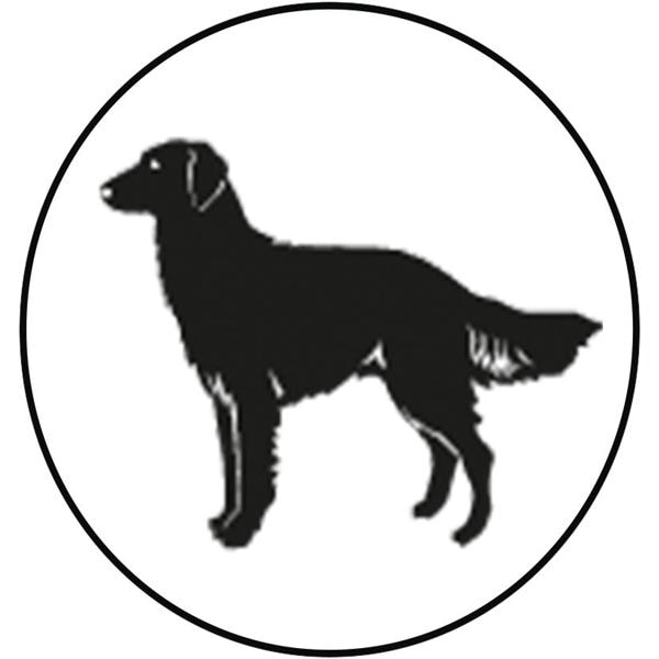 Happy-Design KFO-Einlegemotive - Hund schwarz, Packung 20 Stück