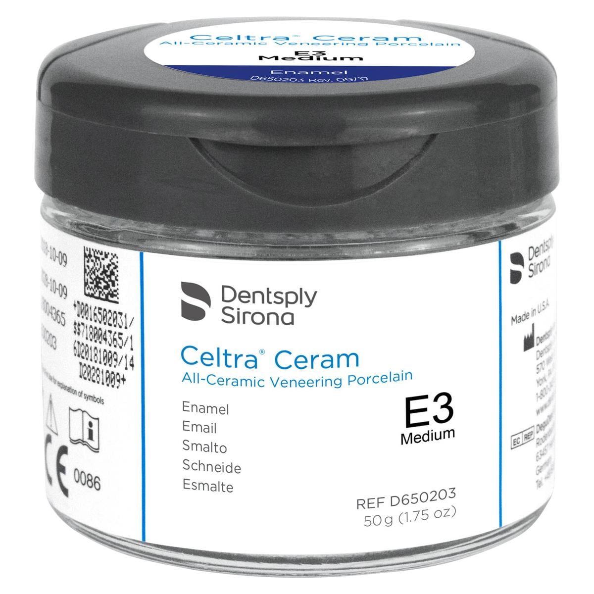 CELTRA® Ceram Enamel - E3 medium, Packung 50 g