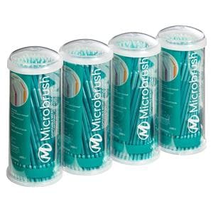 Microbrush® Röhrenserie - Nachfüllpackung - Petrol, ultrafein, Ø 0,5 mm, Packung 400 Stück