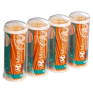 Microbrush® Röhrenserie - Nachfüllpackung - Orange, ultrafein, Ø 0,5 mm, Packung 400 Stück