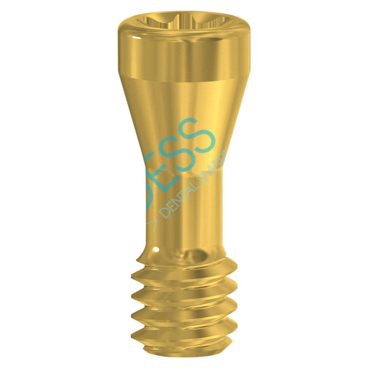 Abutmentschraube Torx® auf Implantat - kompatibel mit Straumann® - RN Ø 4,8 mm / WN Ø 6,5 mm, TIN-Beschichtung, Packung 1 Stück