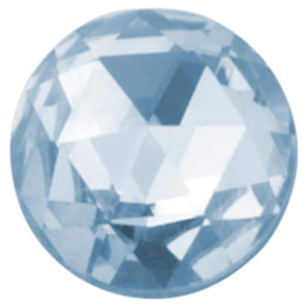 Prodental® Twizzler, Zahnschmuck Diamonds/Rosenschliff - Iceblue, Ø 1,8 mm