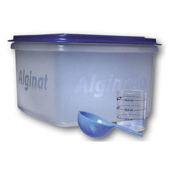 HS-Leerdose für Alginat - Mit Deckel (ohne Messbesteck)