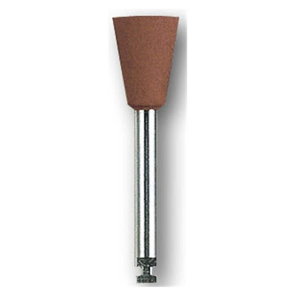 HS-Amalgam Polierer - Nachfüllpackung - Kelch braun, 0652, Polierkopf: 6,5 x 9,5 mm, Packung 12 Stück