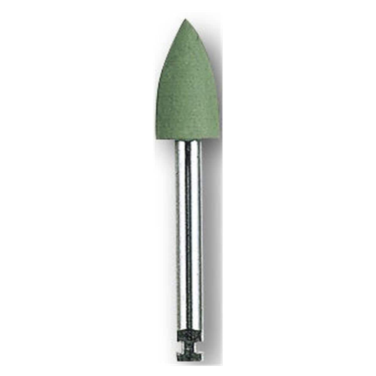 HS-Amalgam Polierer - Nachfüllpackung - Torpedo grün, 0653, Polierkopf: 5 x 10 mm, Packung 12 Stück