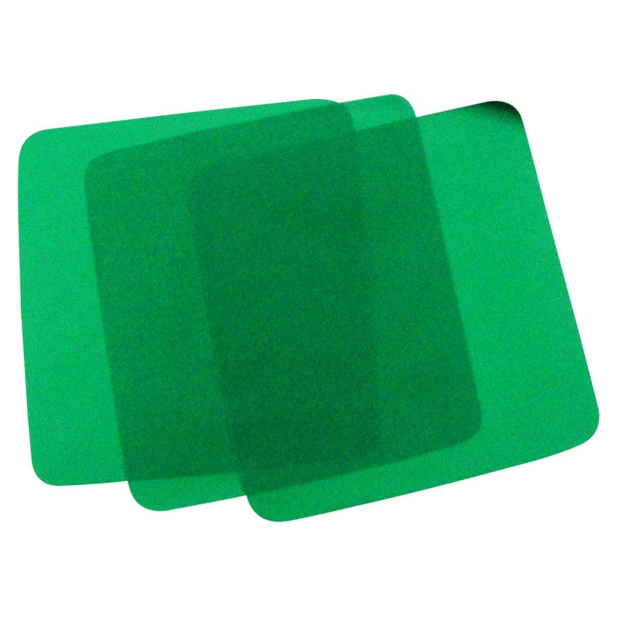 HS-Kofferdam Format 15 x 15 cm - Grün, dünn, Packung 36 Blatt