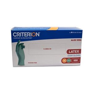 HS-Aloe Latex Handschuhe puderfrei Criterion® - Größe M, Packung 100 Stück