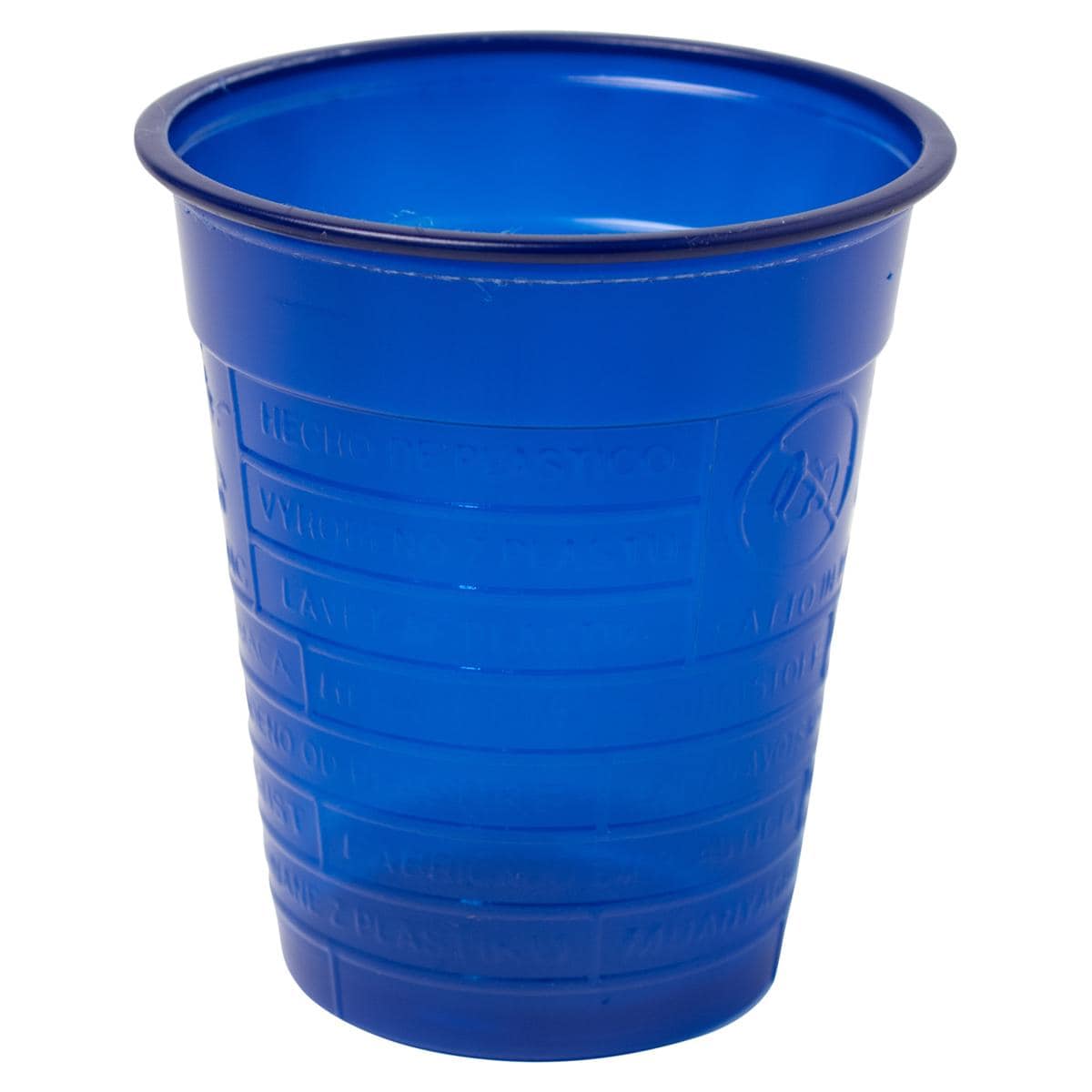 HS-Mundspülbecher 180 ml, Einfarbig - Kobaltblau, Karton 3.000 Stück