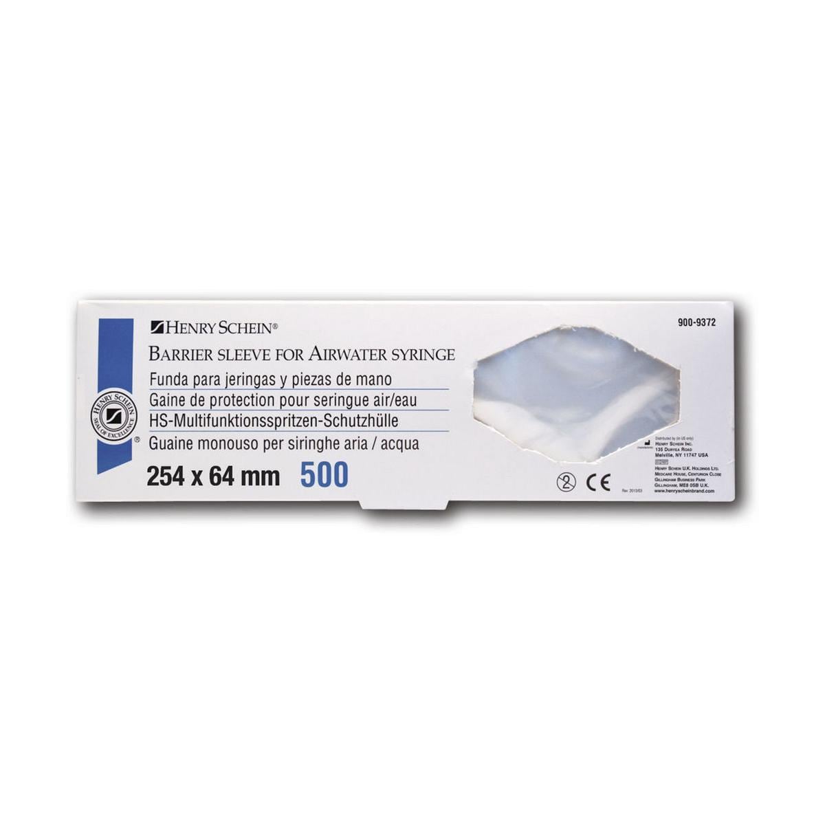 HS-Hygiene Abdeckungen - Für Luft- / Wasserspritzen, 254 x 64 mm, Packung 500 Stück