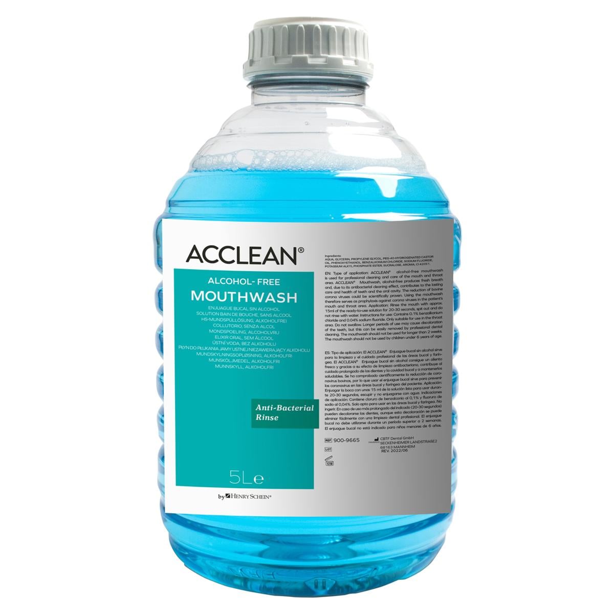 HS-Acclean Mundspüllösung alkoholfrei - Kanister 5 Liter