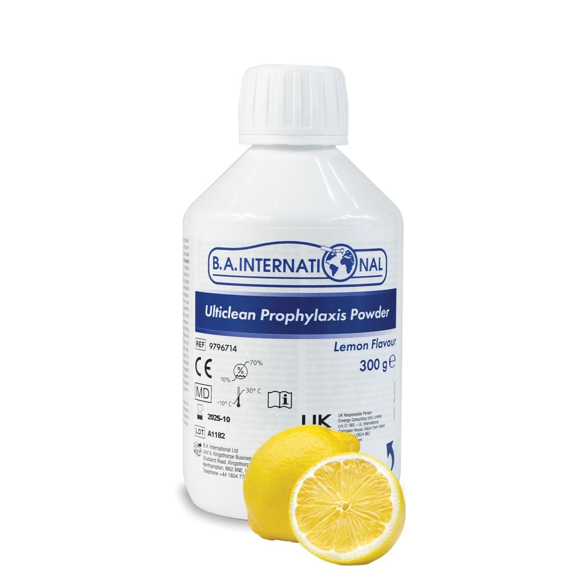 B.A Ulticlean Prophylaxepulver - Zitrone, Flasche 300 g
