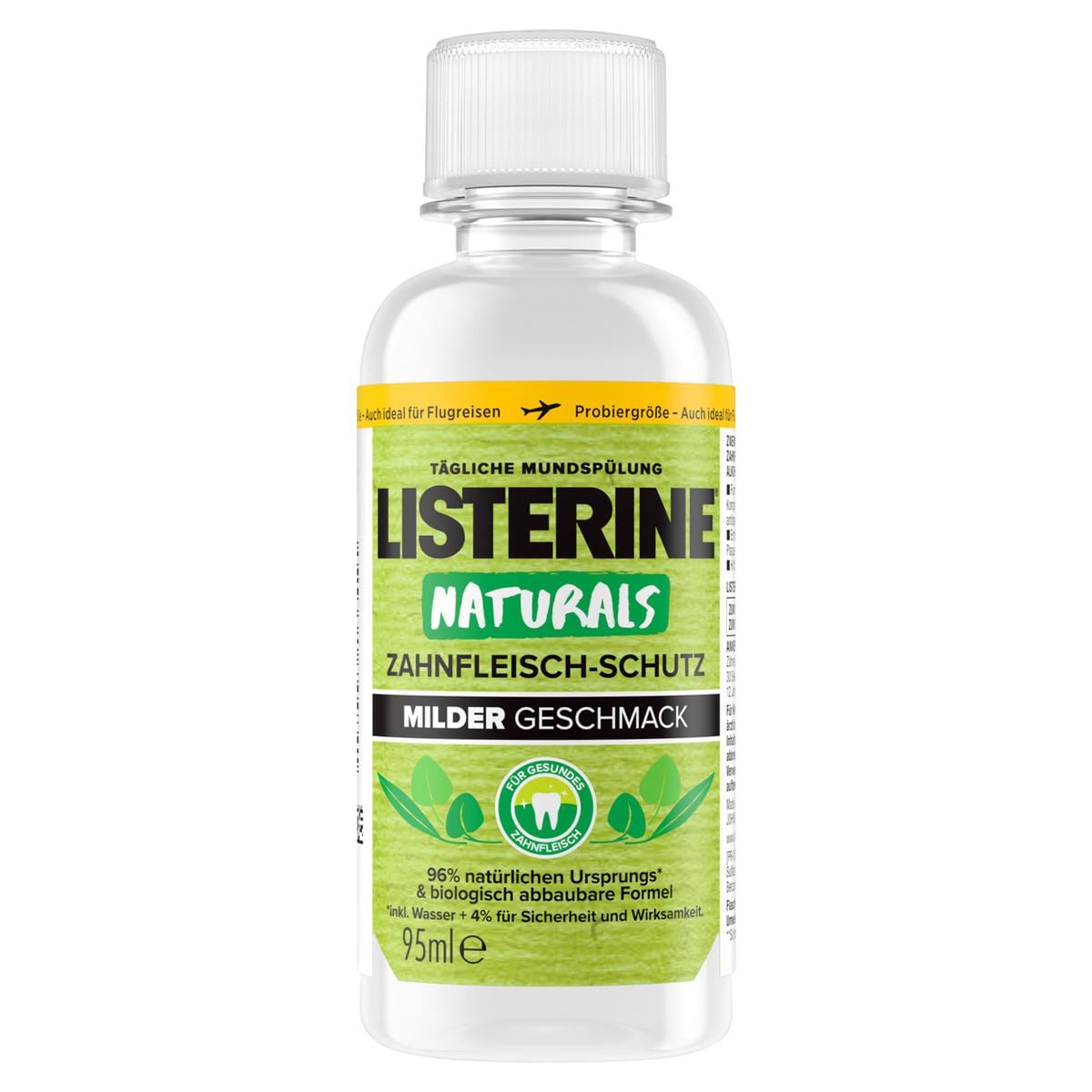 LISTERINE® Naturals Zahnfleisch-Schutz - Flaschen 24 x 95 ml