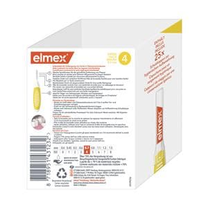 elmex® Interdentalbürsten - Größe 4 - gelb, Ø 0,7 mm, Packung 25 Stück, Packung 25 Stück