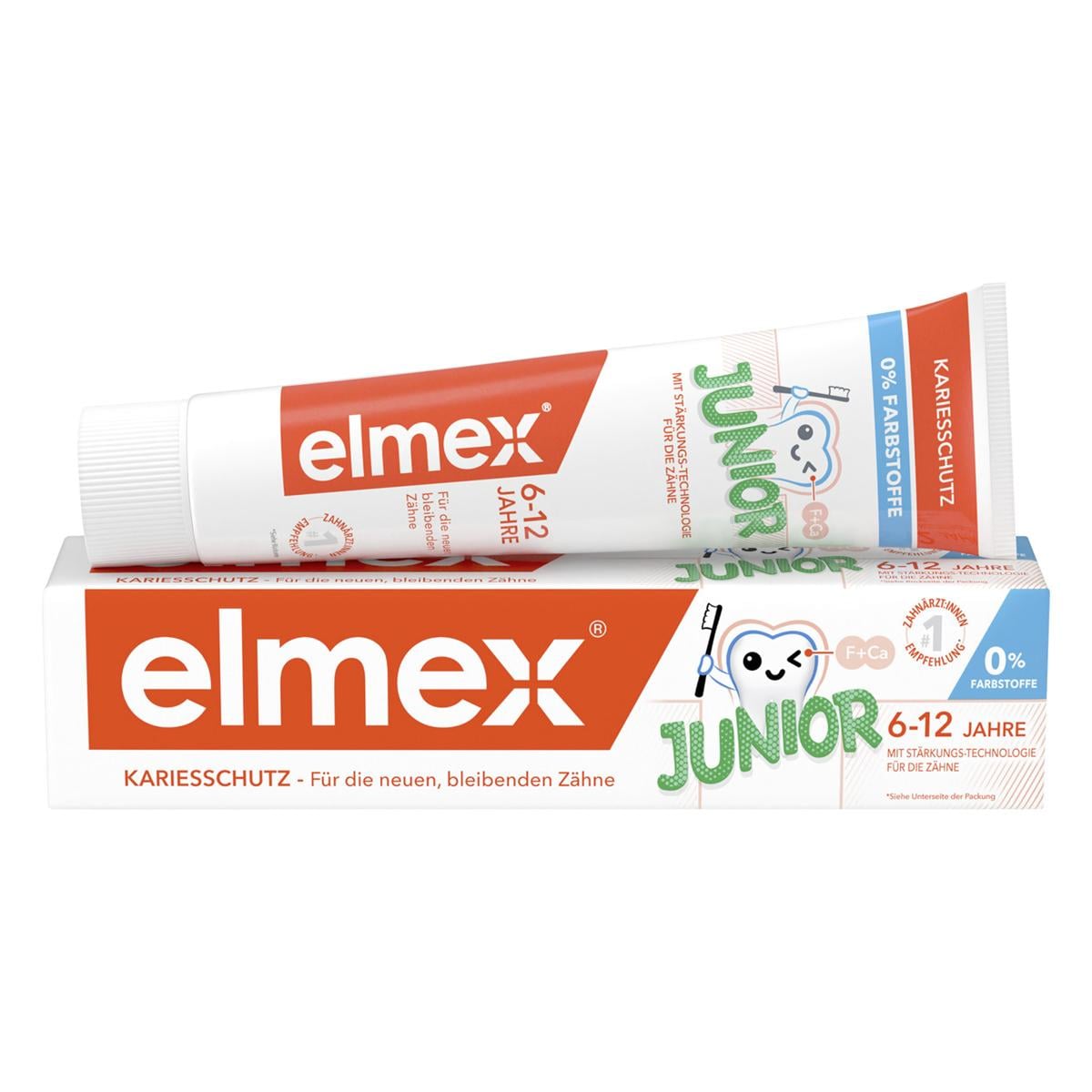 elmex® Junior Zahnpasta - Tuben 12 x 75 ml