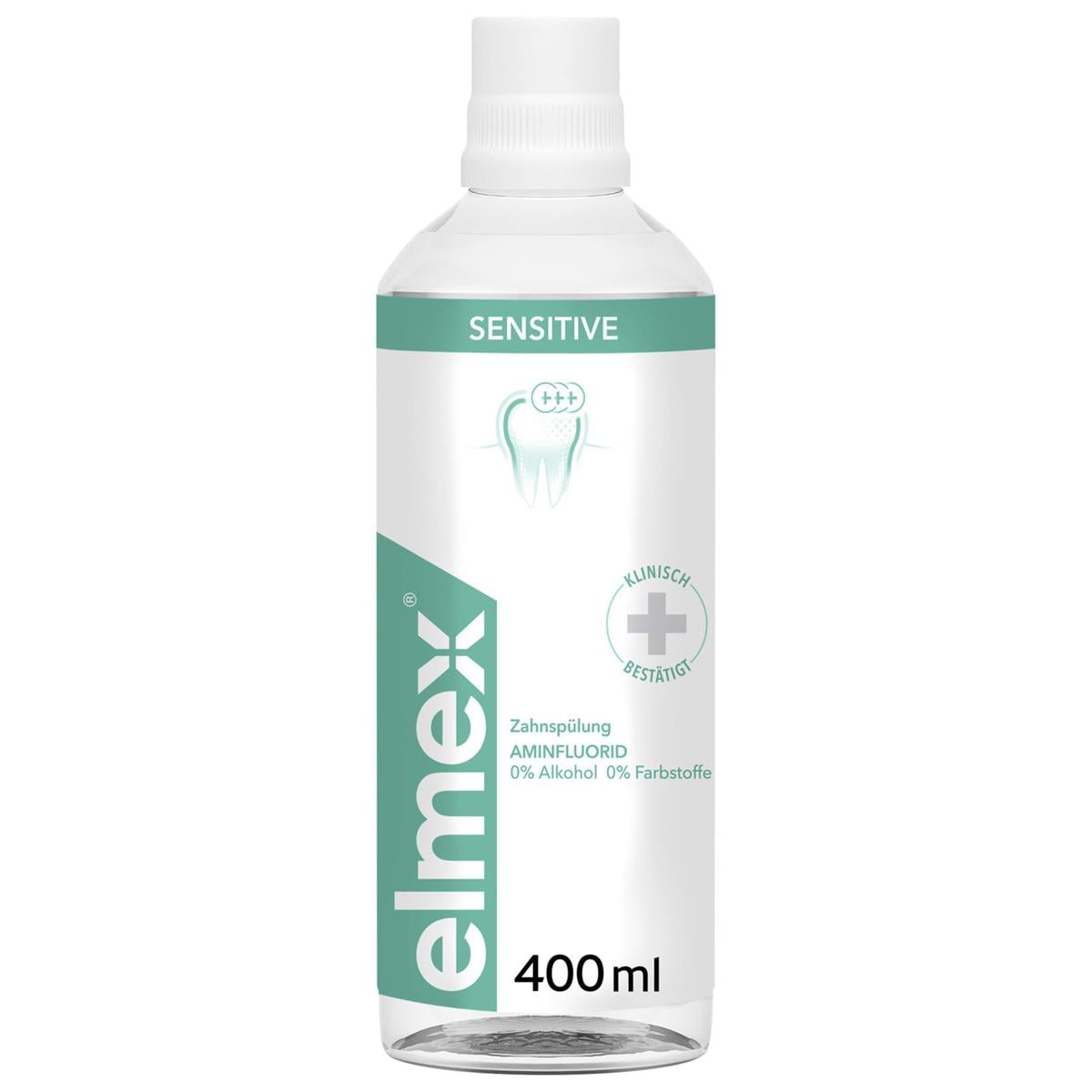 elmex® Sensitive Zahnspülung - Flasche 400 ml