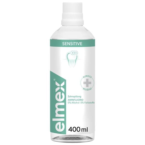 elmex® Sensitive Zahnspülung - Flasche 400 ml