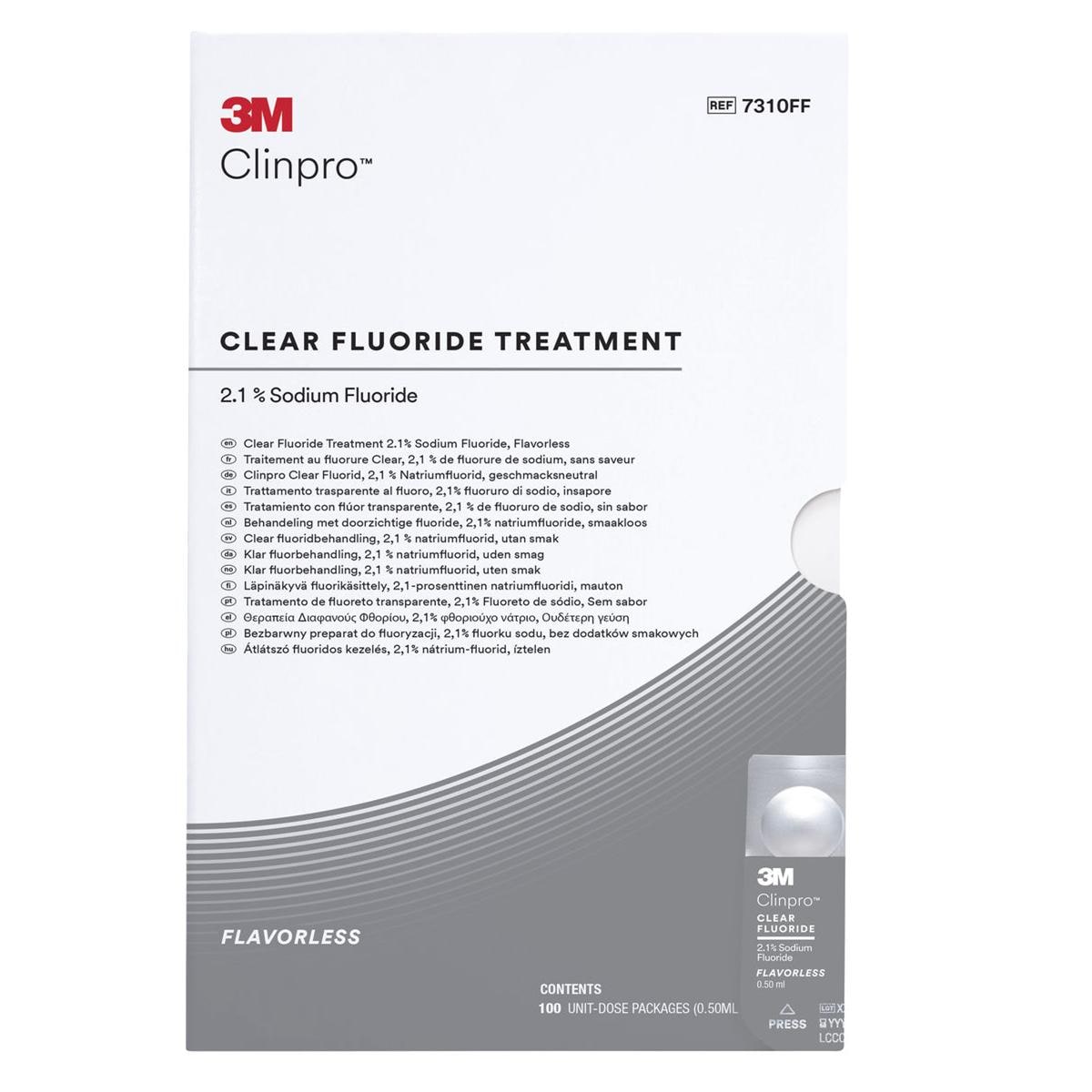 3M™ Clinpro™ Clear Fluorid, L-Pop™ - Neutral, Packung 100 Stück