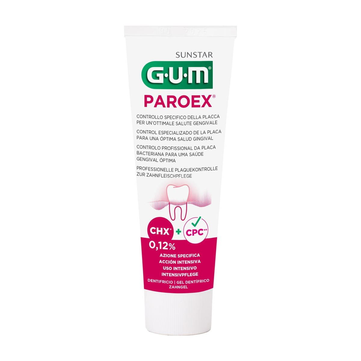 GUM® Paroex® Chlorhexidin-Zahngel 0,12 % - Tube 75 ml