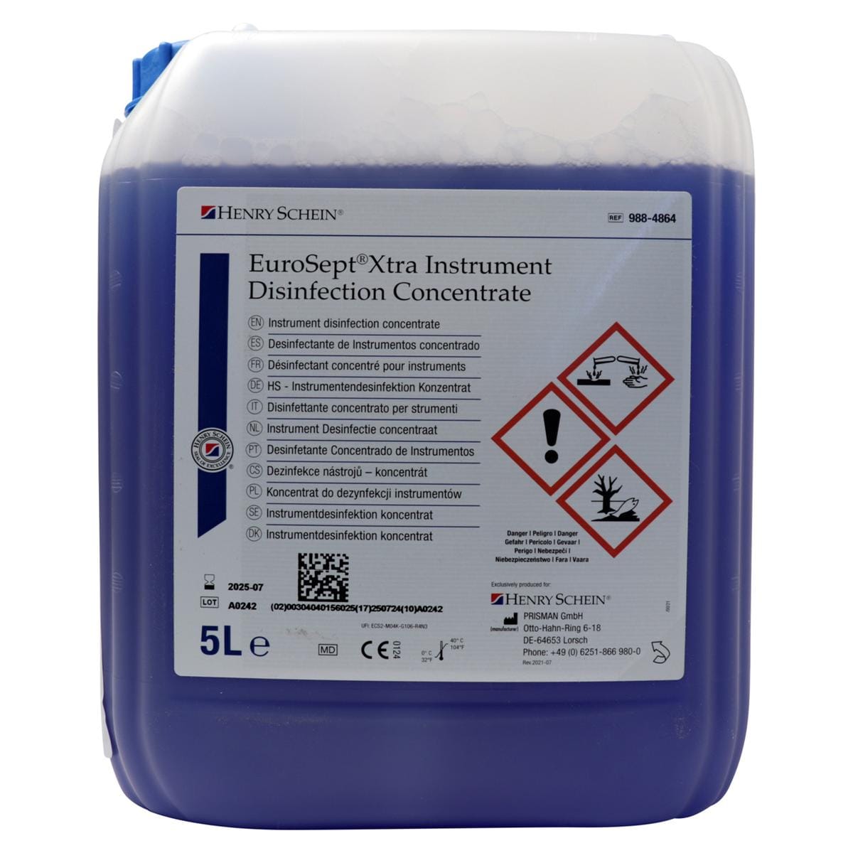 HS-Instrumentendesinfektion Konzentrat Eurosept® Xtra - Kanister 5 Liter