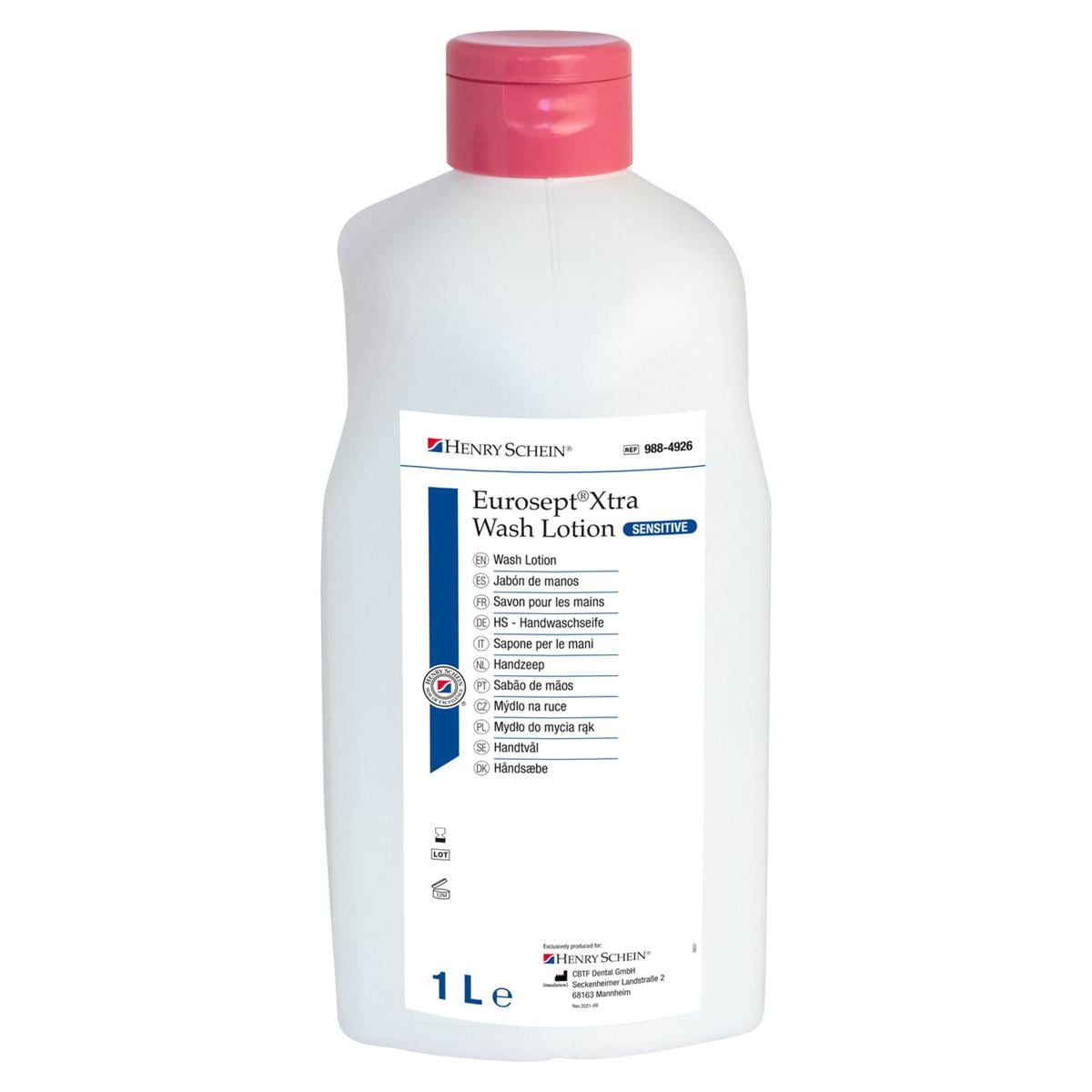 HS-Waschlotion Sensitiv Eurosept® Xtra, Washlotion Sensitive - Flasche 1 Liter