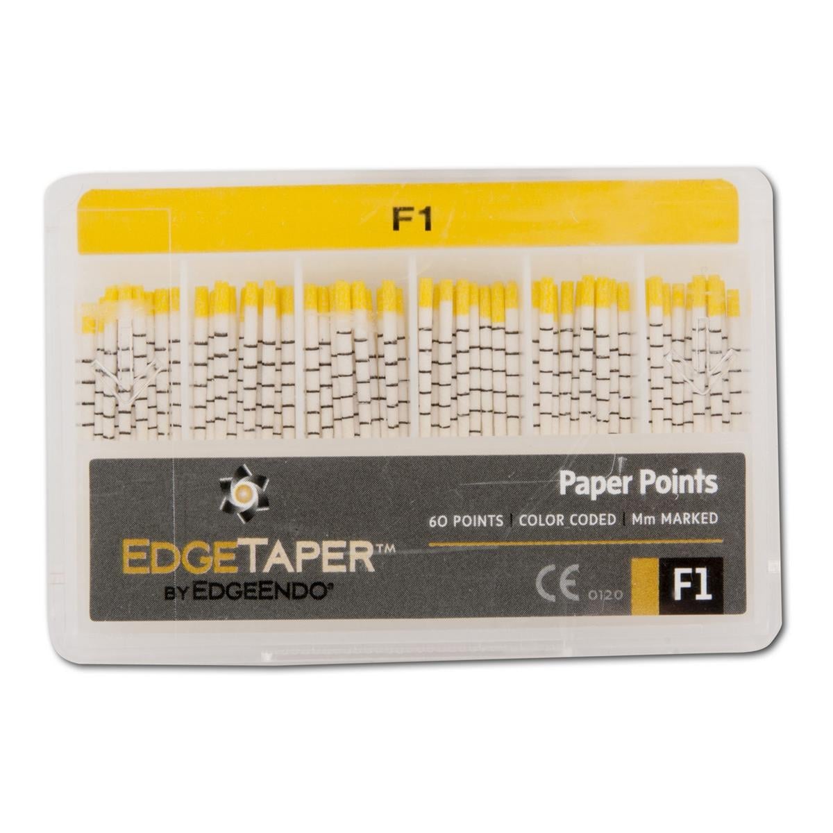 EdgeTaper Papierspitzen - Standardpackung - Größe F1, Packung 60 Stück