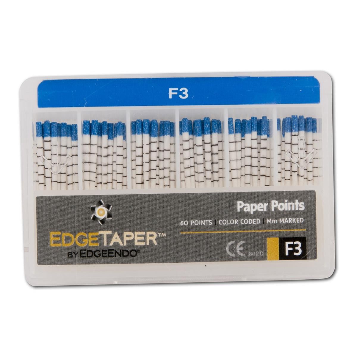 EdgeTaper Papierspitzen - Standardpackung - Größe F3, Packung 60 Stück