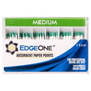 EdgeOne Fire Papierspitzen - Standardpackung - Medium, grün, Packung 100 Stück