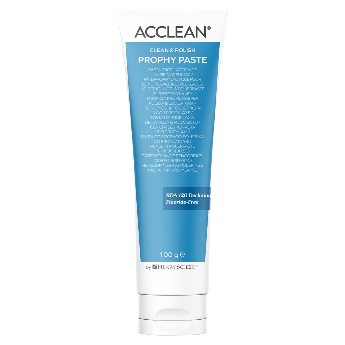 HS-Acclean® Clean & Polish, Prophy Paste - RDA 120, ohne Fluorid, Tube 100 g